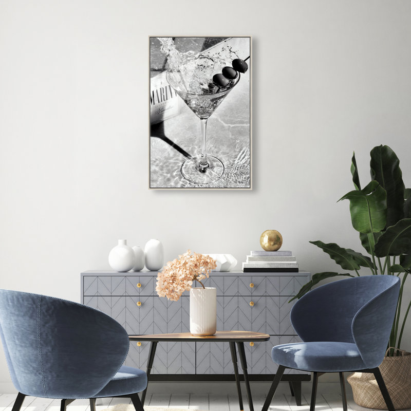 Chill Time II Print by Oliver Gal, 25"H x 17"W, Silver Floater Frame