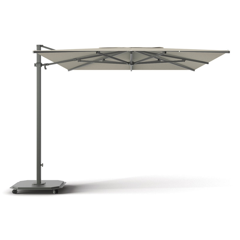 252'' W Sunbrella® Cantilever Umbrella, Charcoal, Cast Ash Sunbrella® Plainweave, Charcoal