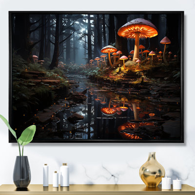 Muscroom Dreamscape Forest III - Art mural fantastique