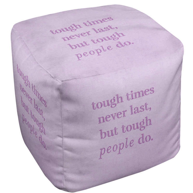 Upholstered Ottoman, Violet