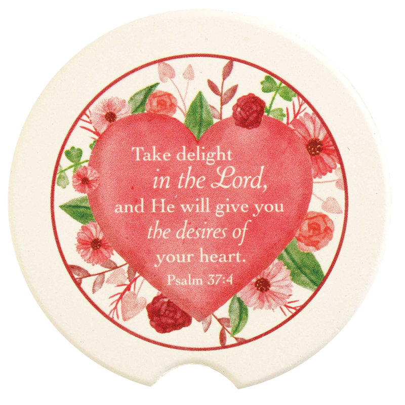 Ceramic Round 2 Piece Car Coaster Set