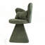 Fauteuil de coiffeuse pivotant avec dossier papillon-365944031