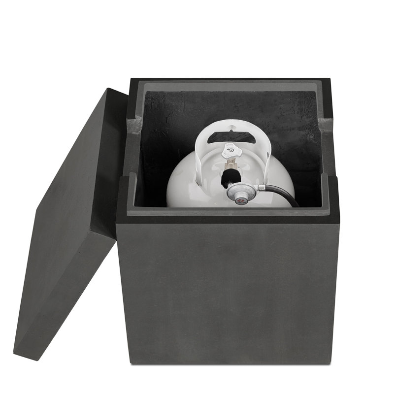 Geneva Fire Pit Propane Tank Cover, Carbon