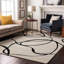 Premium Machine Washable Corum AMF999 Swirls Rug-1256278111