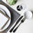Signature Skandia Opera Full Oxidation 20 Piece Flatware Set, Service for 4