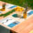 Polyester Abstract Rectangle Placemat