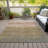 Machine Washable Indoor/Outdoor Cinead ACN1699 Tan Rug-104737822