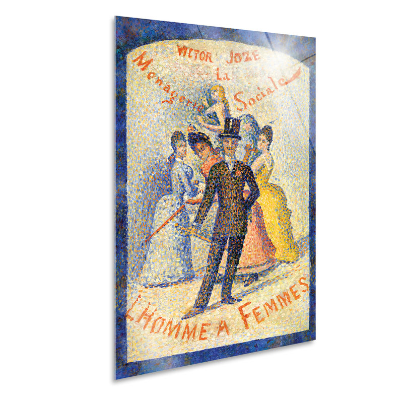 The Womanizer by Georges Seurat - No Frame Print, Plastic/Acrylic, 100cm H x 70cm W