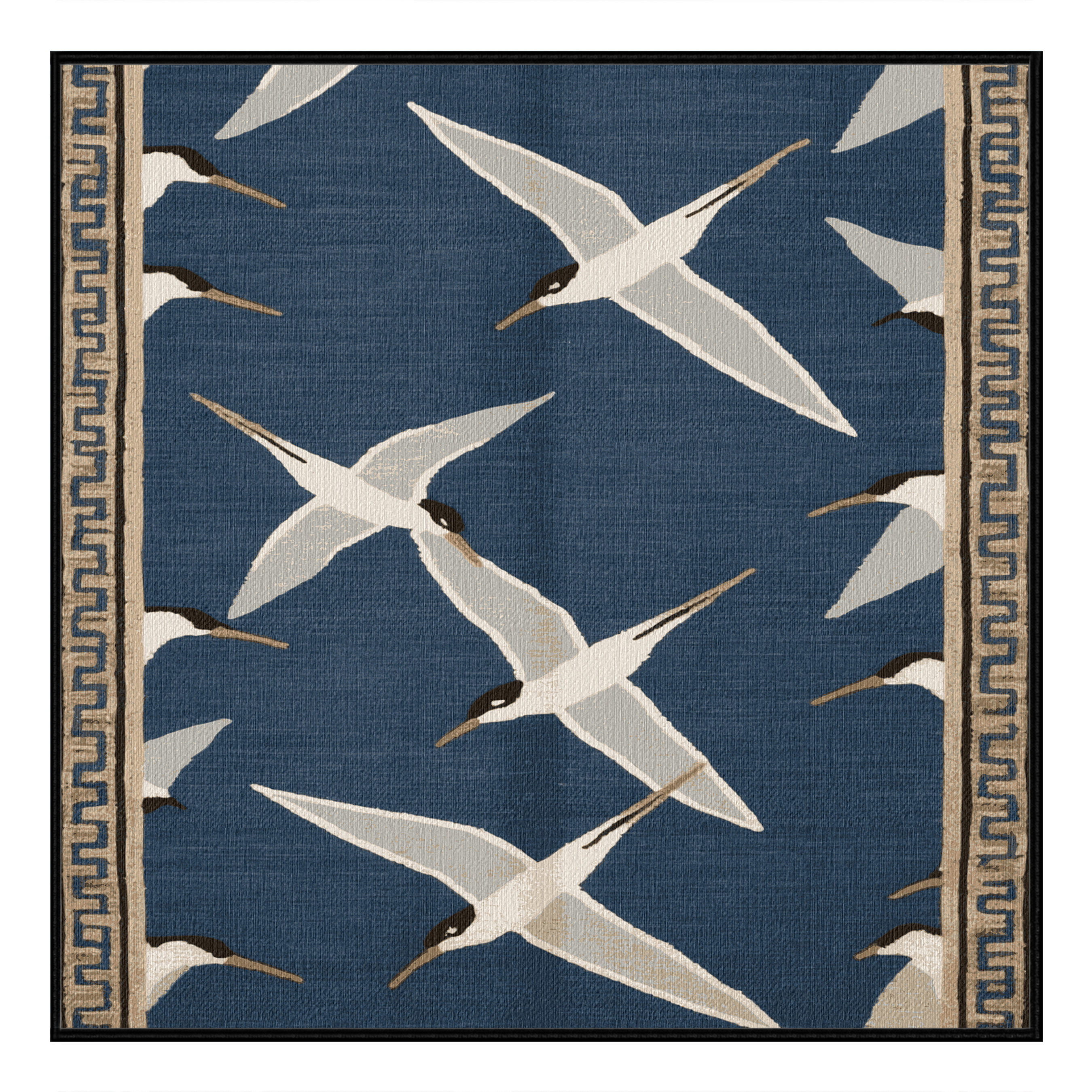 Rosecliff Heights Washable Arctic Tern Birds Area Rug | Wayfair
