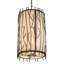 Luminaire suspendu cylindrique 10 lumières Rama