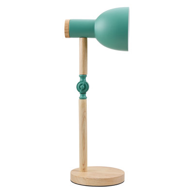 Wood USB Table Lamp