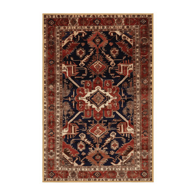 Machine Washable Persian Brown Area Rug