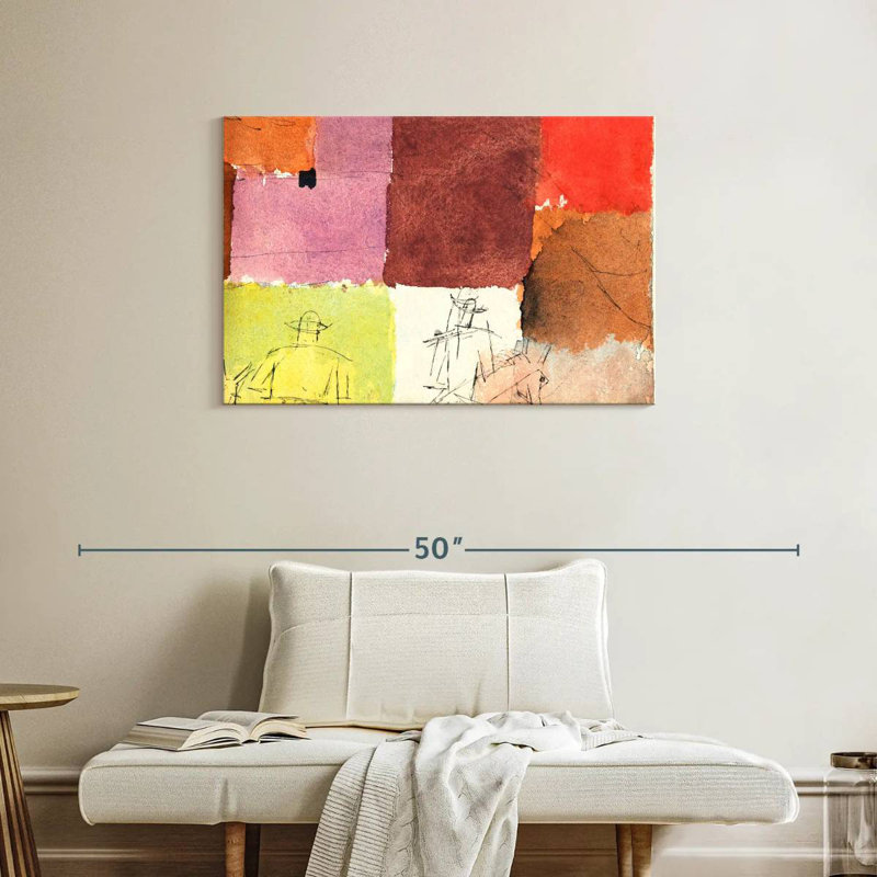 Composition d'Avery avec personnages, H 24 po x l 36 po