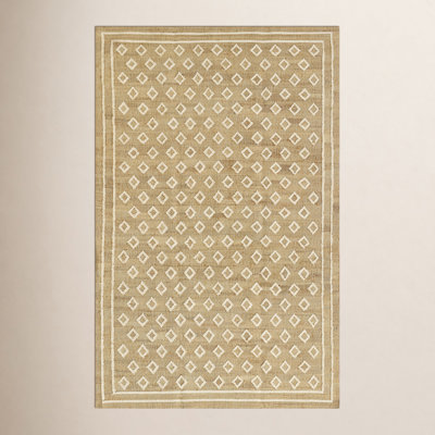 Orchard Natural Hand-Woven Geometric Jute Rug