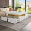 Table basse carrée moderne avec rangement-993728126