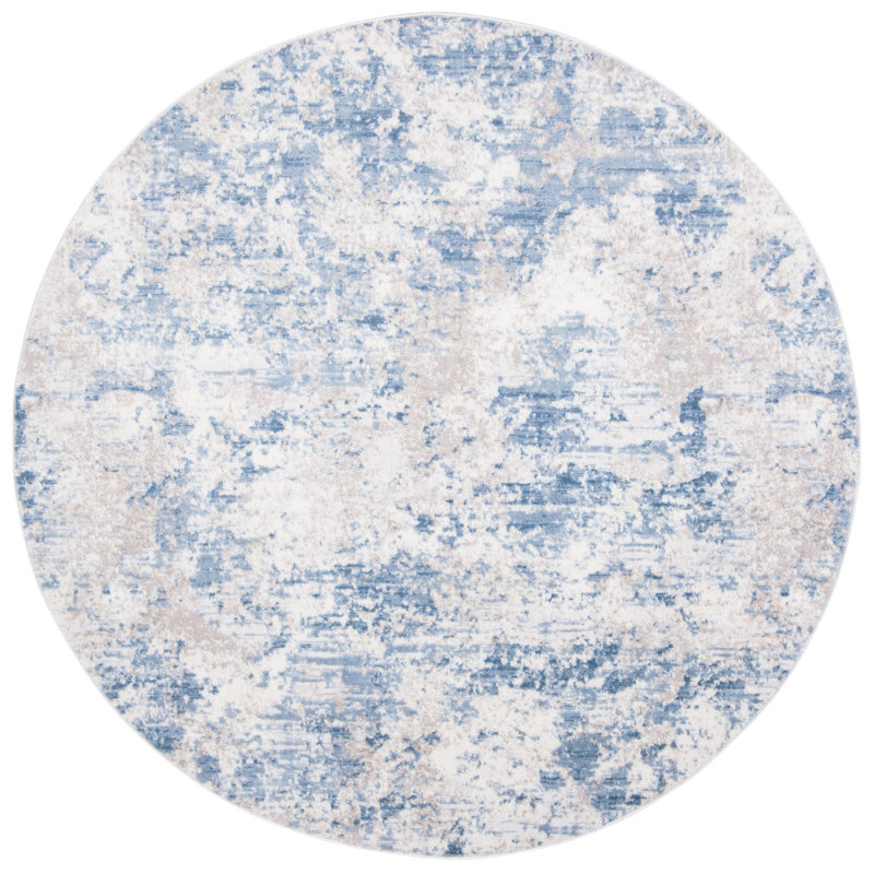 Uhrichsville Abstract Area Rug, Round 201cm