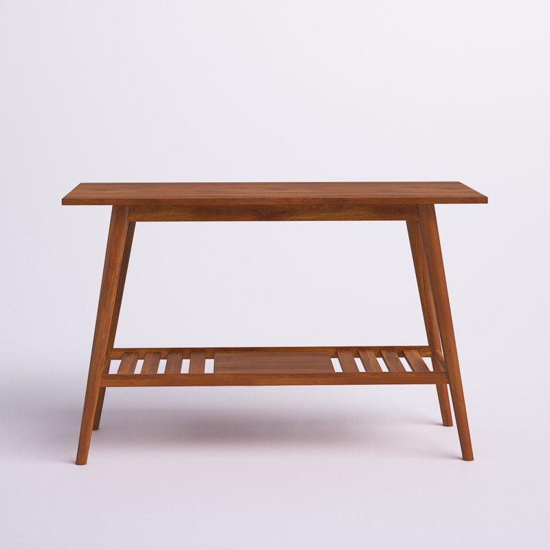 Console en bois massif l 47 po Ailani, Brun