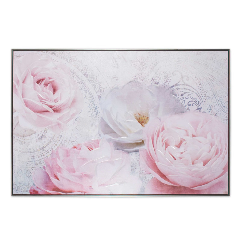 Pivoines parfaites peintes à la main, estampe numérique