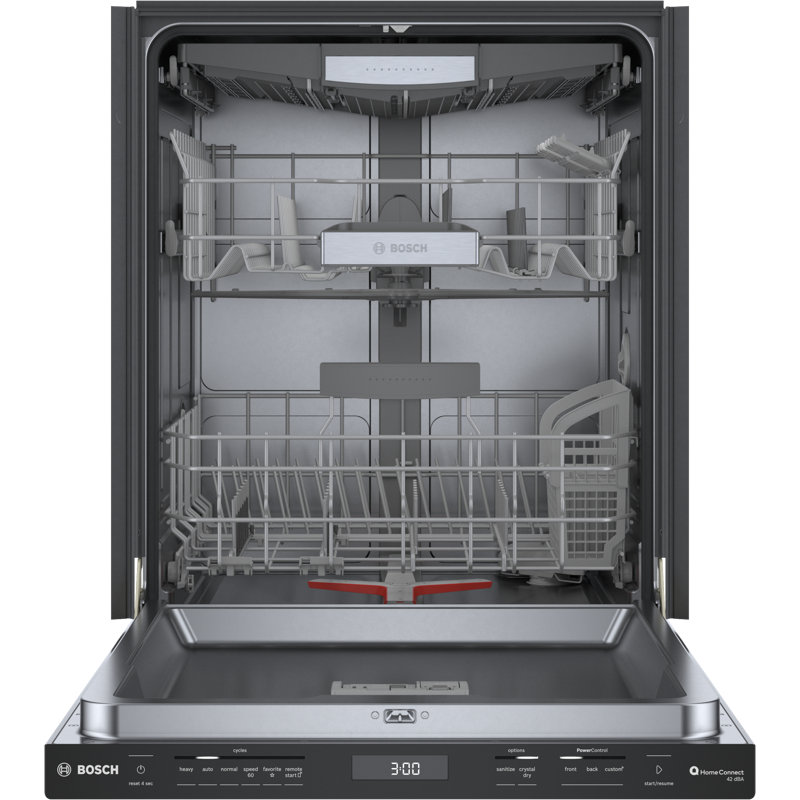 800 Series 24" 42 dBA ENERGY STAR Certified Dishwasher, Black