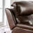Raashi 41" Wide Genuine Leather Power Wall Standard Recliner