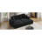 86.5" Oversized Loveseat Chaise Lounge Sectional Sofa Bed Corduroy Sleeper Sofa With Two USB Ports , Two Cup Holders And Two Throw Pillows For Living Room And Bedroom-1196689726