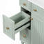 Meuble-lavabo 24 po avec lavabo en céramique, 2 tiroirs, 1 porte-115688373