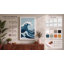 Great Wave Rising Japandi - Wrapped Canvas-1008329670-1008329668