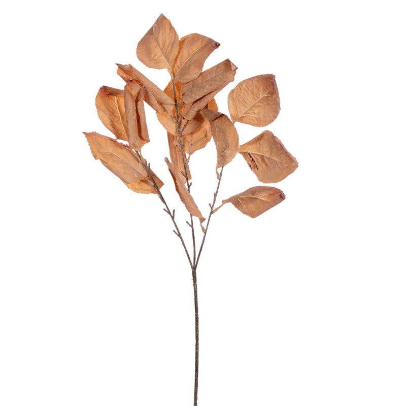 Ensemble de 3 plantes à feuillage artificiel, Brun