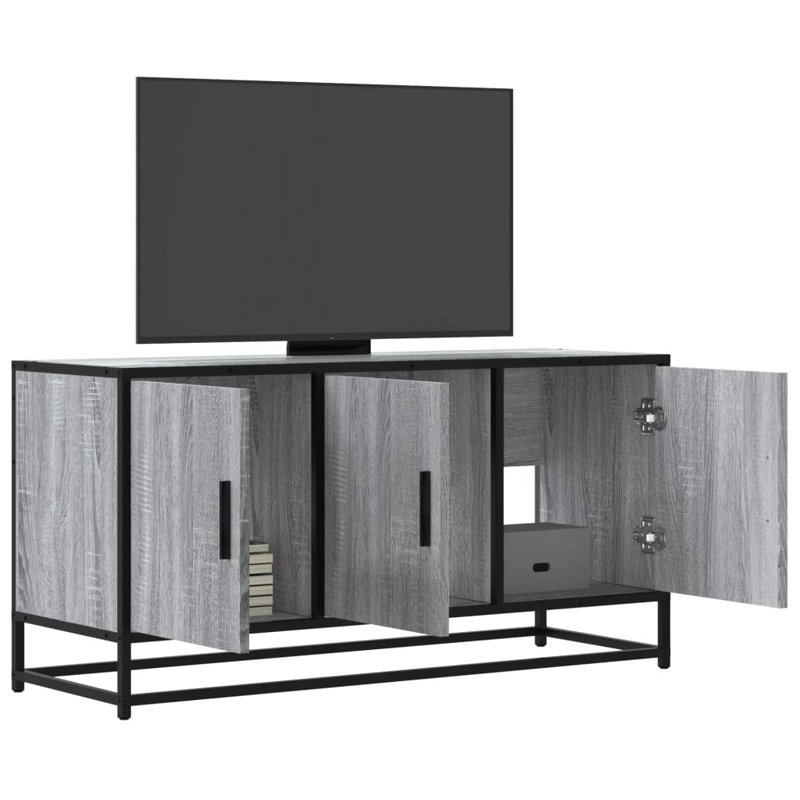 Aminda TV Stand for TVs up to 43", Grey Sonoma, 100cm