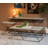 Frederickson 24" Side Table With Bone Inlay And Brass