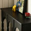 Console rétro de style français noir-434502047