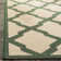 Tapis crème / vert Ferrill