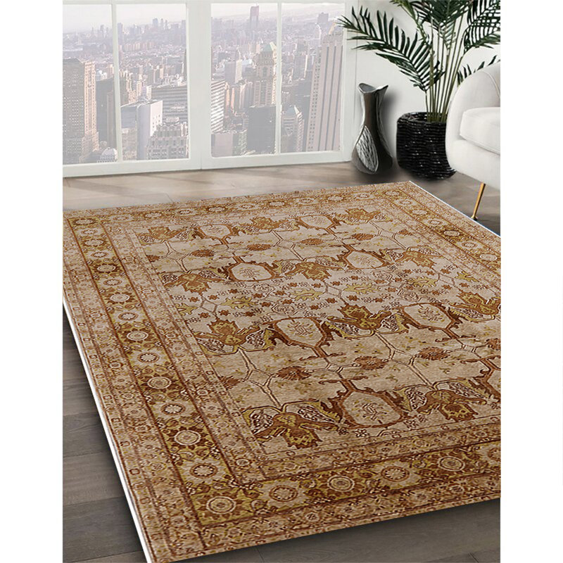 Tapis beige Persea, Rectangle 8 pi x 12 pi