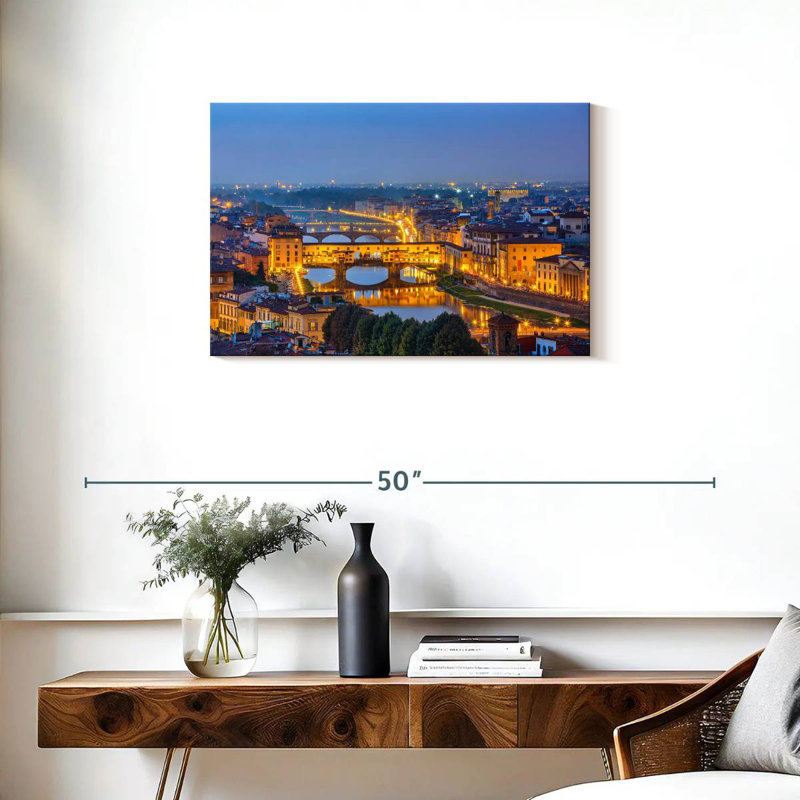 Ravi Florence By Nightfall, 20" H x 30" W