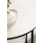 Marble and Metal Half-Circle Console Table-1324422218