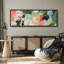 «Mid Century Shape Colorful Abstraction Vibrant», reproduction d'art sur toile-98041899-111376767