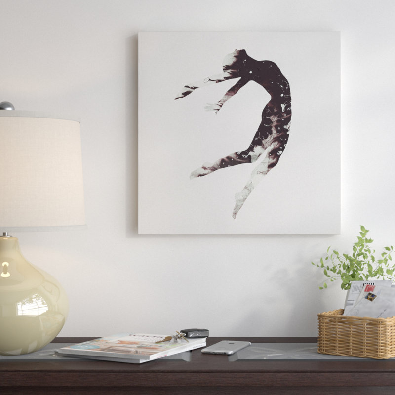 « float away », impression sur toile tendue, H 12 po x l 12 po x P 0,75 po