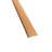 Plastic 1.18'' W x 94.5'' L End Cap in Oak