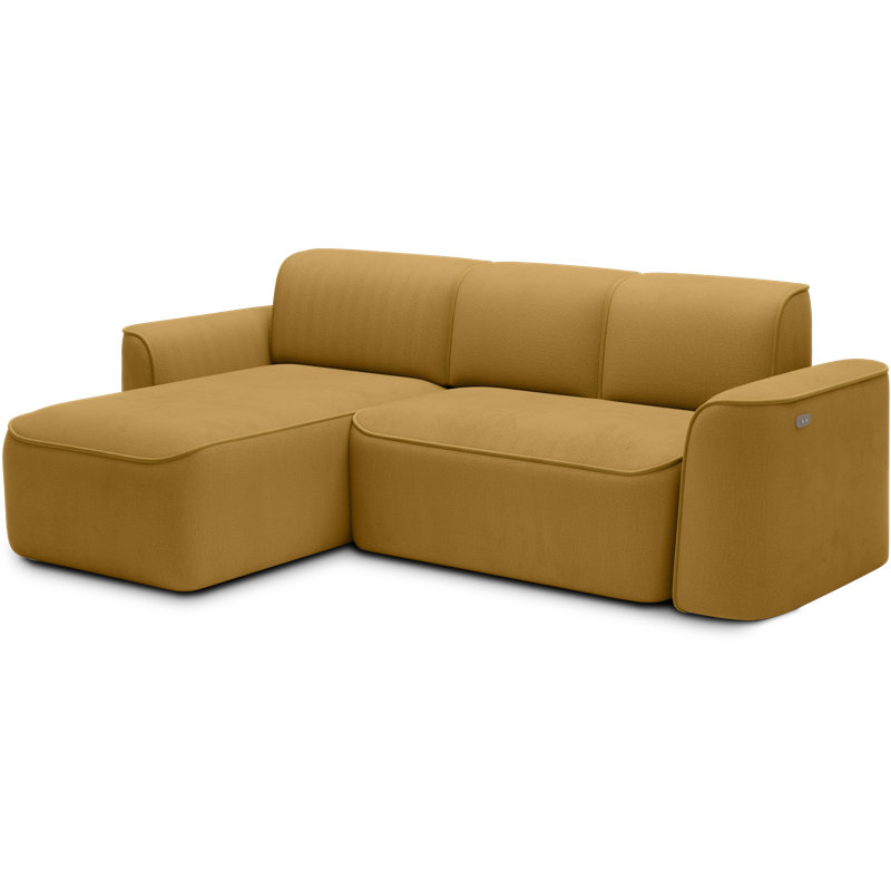 Bartle 4 Seater Corner Sofa , Left Hand Facing, Yellow