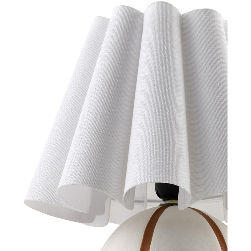 Caistor Kinki Table Lamp, Cream/Orange