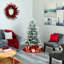 Lighted Artificial Spruce Christmas Tree-847884691