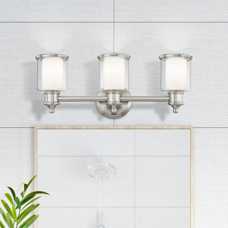 Messick 3 - Light Dimmable Vanity Light, Brushed Nickel