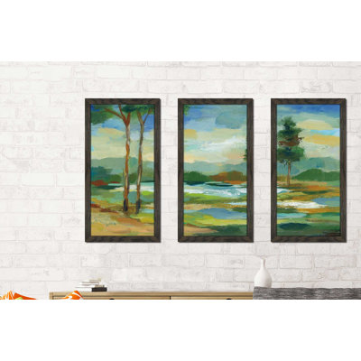 «Early Spring Landscape I», reproduction de cadre photo multi-pièces