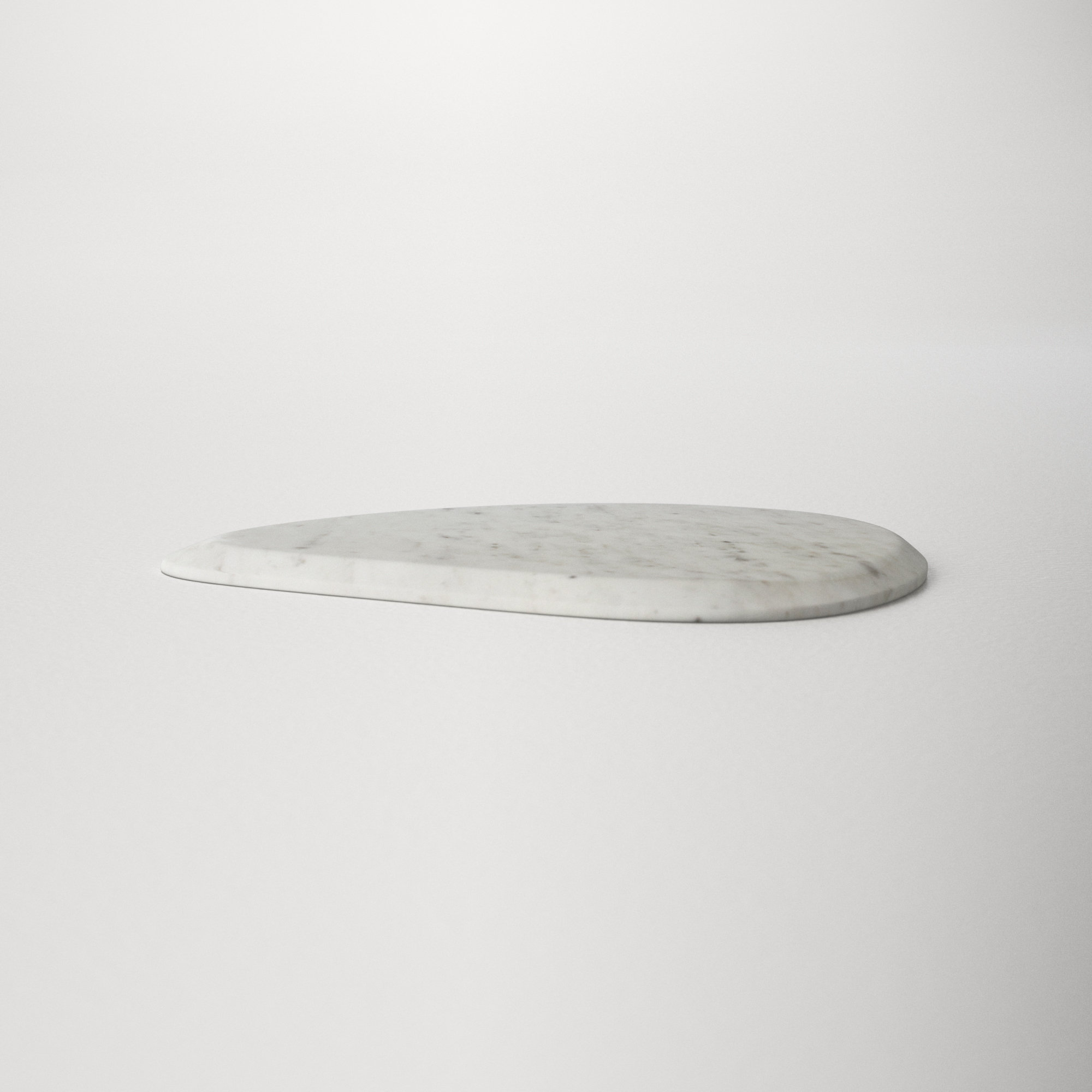 Zion Abstract Marble Cheese Board, 0.5" H x 12" W x 18" D