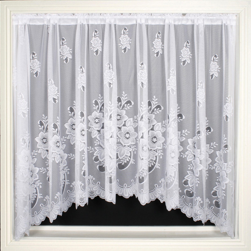 Grantfork Semi Sheer Curtain Single Panel, 381 W x 137 D cm