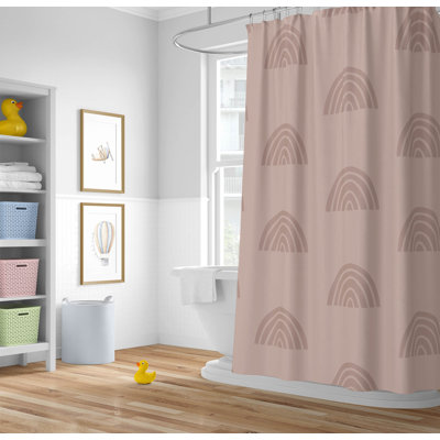 Bows Match Ultra-Thin Lightweight Shower Curtain