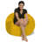 Bean Bag Chair - Shredded Memory Foam Filled Round Furniture Bean Bag Chair with Removable and Machine Washable Cover - Big Bean Bag Sofa Lounger with Soft Micro Fiber Cover - Multiple Colors, Multiple Sizes and Fabrics-1054477384-1073550893
