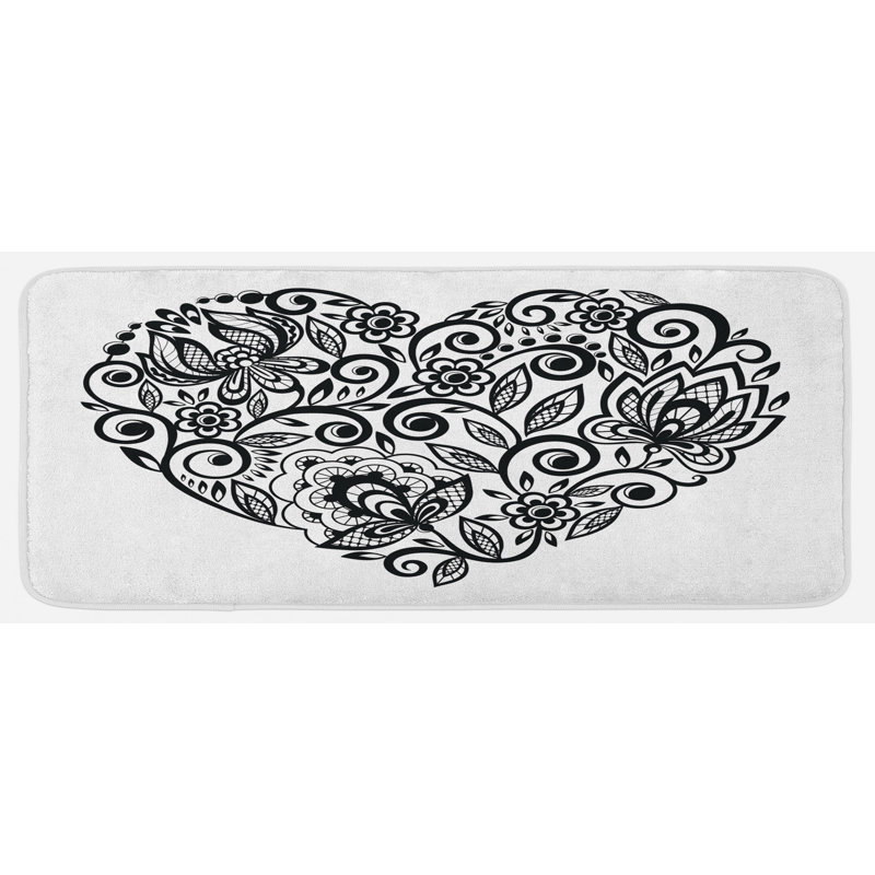 Tapis de cuisine Hearts