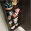 Armoire décorative, armoire de rangement en coin pour la buanderie, salon