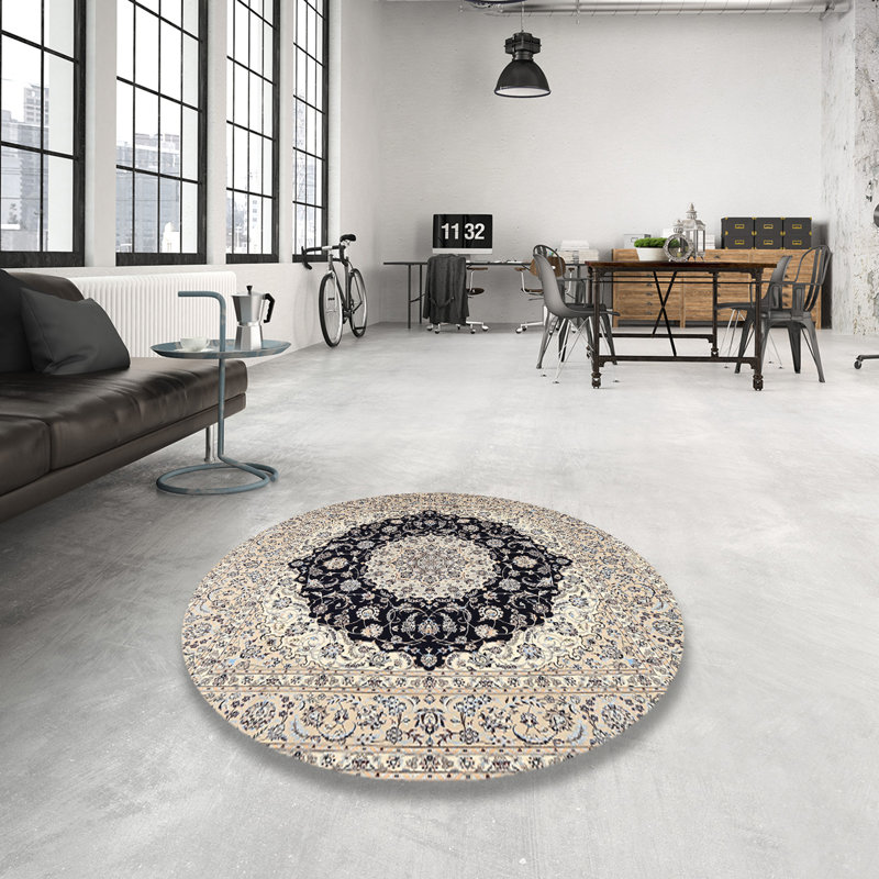 Sumaya Oriental Indoor Rug, Round 4'